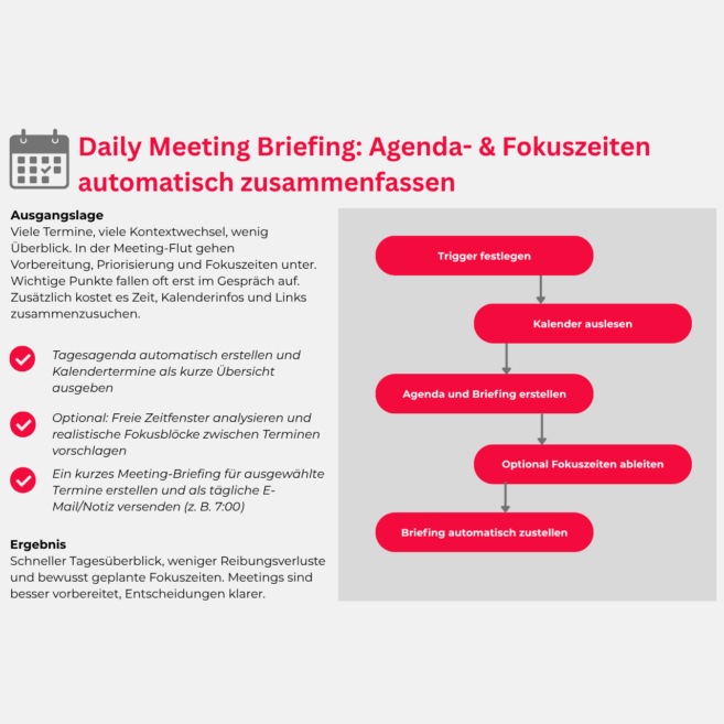 Daily Meeting Briefing